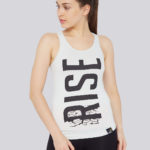 athletic wear, workout wear, workout gear, exercise gear, running apparel, womens workout clothes, activewear for women, gym sleeveless t shirts, gym tank tops, womens workout tank tops, athletic tank tops, printed tank tops, cream tank top