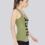 athletic wear, workout wear, workout gear, exercise gear, running apparel, womens workout clothes, activewear for women, gym sleeveless t shirts, gym tank tops, womens workout tank tops, athletic tank tops, printed tank tops, green tank top