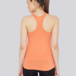 athletic wear, workout wear, workout gear, exercise gear, running apparel, womens workout clothes, activewear for women, gym sleeveless t shirts, gym tank tops, womens workout tank tops, athletic tank tops, printed tank tops, orange tank top