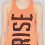 athletic wear, workout wear, workout gear, exercise gear, running apparel, womens workout clothes, activewear for women, gym sleeveless t shirts, gym tank tops, womens workout tank tops, athletic tank tops, printed tank tops, orange tank top