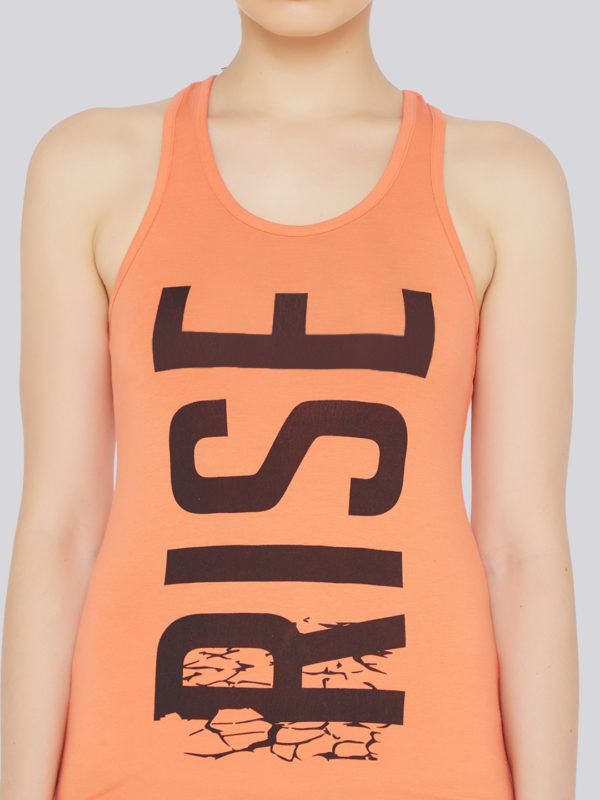 athletic wear, workout wear, workout gear, exercise gear, running apparel, womens workout clothes, activewear for women, gym sleeveless t shirts, gym tank tops, womens workout tank tops, athletic tank tops, printed tank tops, orange tank top