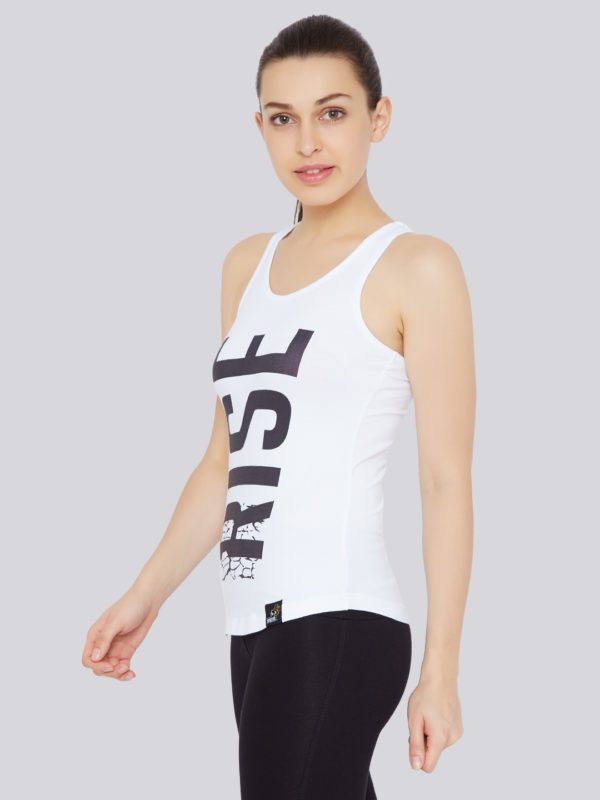 athletic wear, workout wear, workout gear, exercise gear, running apparel, womens workout clothes, activewear for women, gym sleeveless t shirts, gym tank tops, womens workout tank tops, athletic tank tops, printed tank tops, white tank top