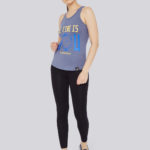 athletic wear, workout wear, workout gear, exercise gear, running apparel, womens workout clothes, activewear for women, gym sleeveless t shirts, gym tank tops, womens workout tank tops, athletic tank tops, printed tank tops, blue tank tops